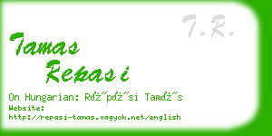 tamas repasi business card